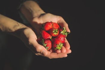 Handful Of Strawberries