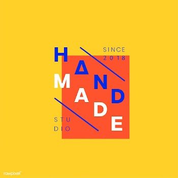 Handmade crafts logo badge design | Free stock vector - 464113
