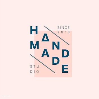 Handmade crafts logo badge design | Free stock vector - 464174