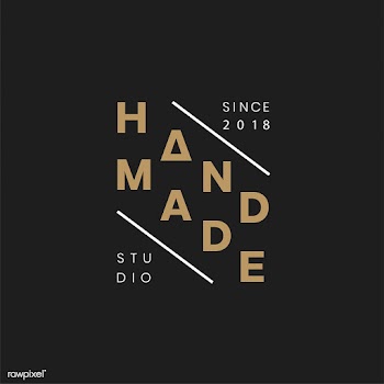 Handmade crafts logo badge design | Free stock vector - 464179