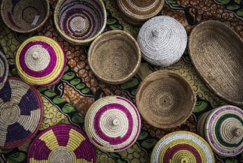 Handmade rattan baskets at a local | Free Photo - rawpixel