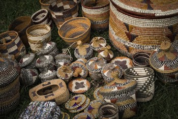 Handmade rattan goods at a local | Free Photo - rawpixel