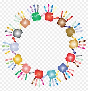 Handprint Clipart Colored - Every Child Is An Artist Quote