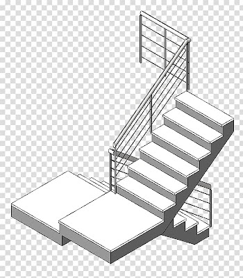 Handrail Stairs Autodesk Revit Bed frame, stairs transparent background PNG clipart