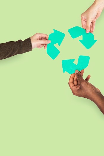 Hands cupping recycle save the environment… | Free stock photo | High Resolution image
