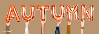 Hands holding balloons spelling Autumn | Free stock psd mockup - 460229