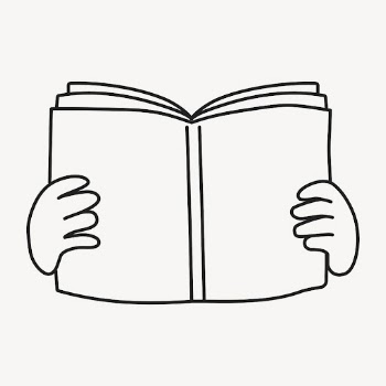 Hands holding book clipart, education | Free Vector Illustration - rawpixel