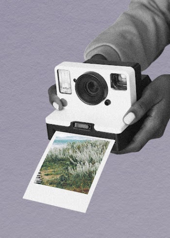 Hands holding instant camera, retro | Free Photo - rawpixel