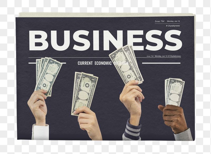 Hands holding money png newspaper | Free PNG - rawpixel