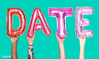 Hands holding the word date illustration | Free stock vector - 454197