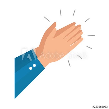 hands human applauding icon