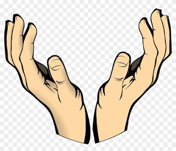 Hands Human Body Raised Catch Pray - Open Hands Clipart