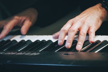 Hands playing piano. Original public | Free Photo - rawpixel
