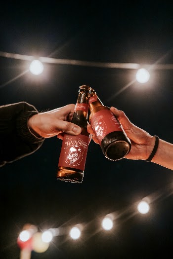 Hands toasting to celebrate at a Christmas | Free Photo - rawpixel