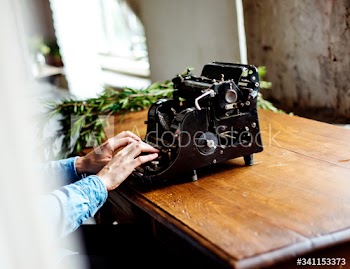 Hands Typing Typewriter Ancient Retro Classic Keyboard