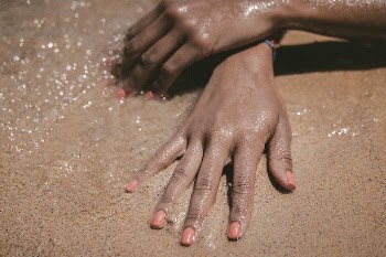 Hands with fingernails painted pink | Free Photo - rawpixel