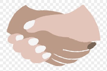 Handshake doodle png, diversity clipart | Free PNG Sticker - rawpixel