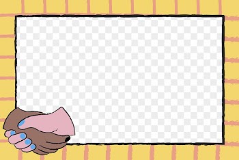Handshake doodle png frame background, | Free PNG Sticker - rawpixel