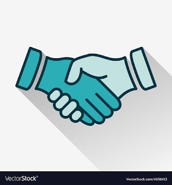  					Handshake flat style icon vector&nbsp;image														