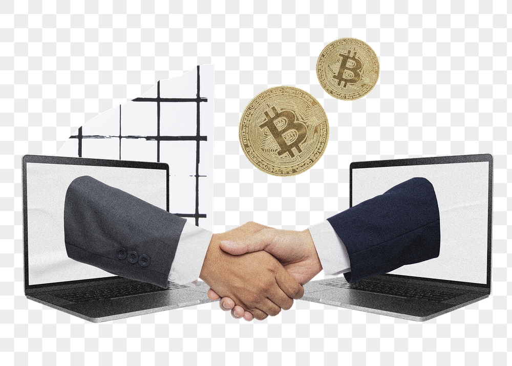 Handshake png, cryptocurrency business deal | Free PNG - rawpixel