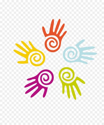 Handshake Royalty-free Clip art - Vector Colorful hand 