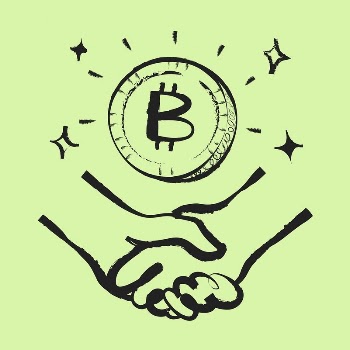 Handshake sticker, finance doodle in black | Free PSD Illustration - rawpixel