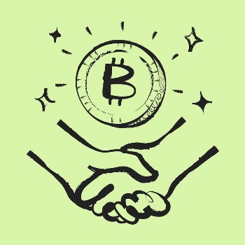 Handshake sticker, finance doodle in black | Free Vector Illustration - rawpixel