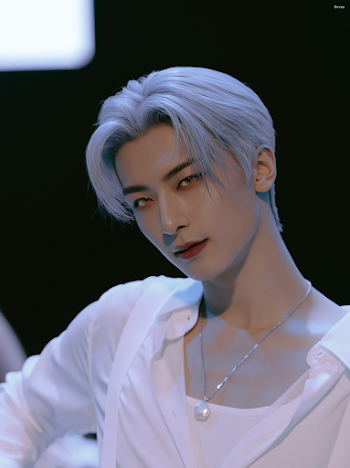 Handsome Korean Idol Performing on Stage
