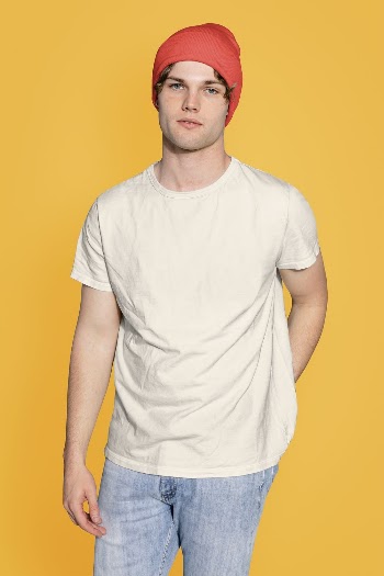 Handsome man in t-shirt and | Free Photo - rawpixel