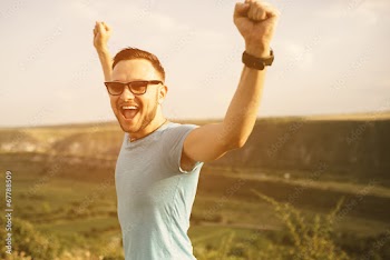 Handsome man outdoors portrait with a retro vintage instagram fi