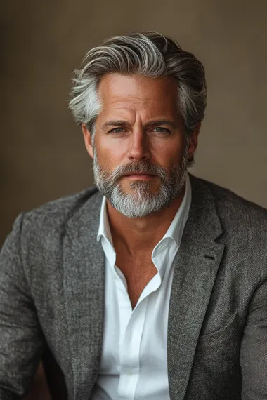 Handsome Middle-Aged Man in Studio Handsome Middle-Aged Man in Studio