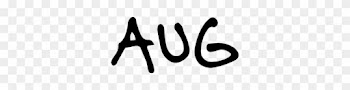 Handwritten Calendar Word Aug Graphic By Marisa Lerin - Handwritten Calendar Word Aug Graphic By Marisa Lerin
