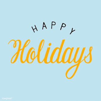 Handwritten style Happy Holidays typography | Free stock vector - 454206