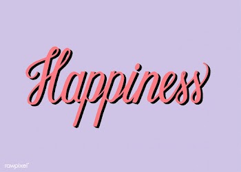 Handwritten style of Happiness typography | Free stock vector - 454223