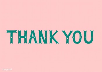 Handwritten style of Thank You typography | Free stock vector - 454251