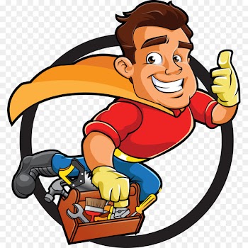 Handyman Royalty-free Illustration - Vector Superman Toolbox 