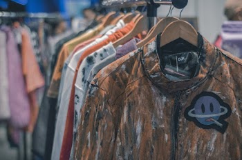 Hanged Assorted Clothes