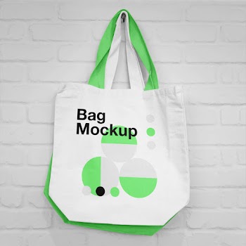 Hanging Canvas Bag Mockup bag mockup 