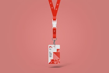 Hanging ID Card Mockup ag. manager john smith event ag. event event ag. 