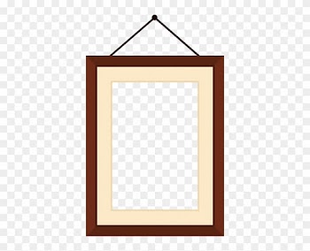 Hanging Photo Frame Sticker - Hanging Picture Frame Png