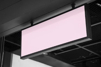 Hanging pink sign with blank | Free Photo - rawpixel