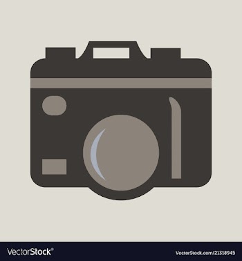 Hanging vintage camera vector image