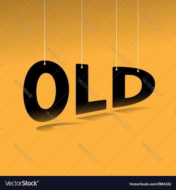  					Hanging word old poster vector image														
