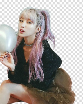 Hani, woman in black blazer holding balloon transparent background PNG clipart