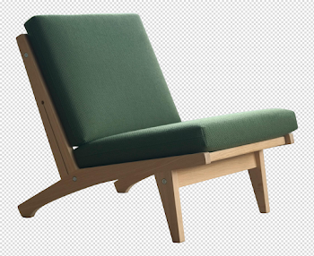 Hans Wegner Easy Chair Model GE370 for GETAMA, 1960s | Chairish
