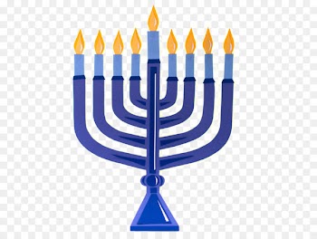 Hanukkah Menorah Candle Christmas decoration Lighting - haunukah vector 