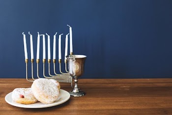 Hanukkah On Blue