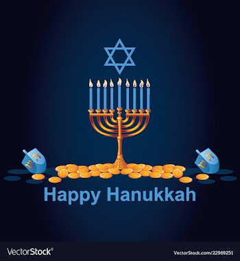 Hanukkah vector image