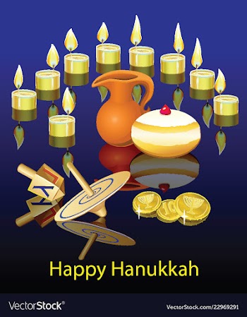 Hanukkah vector image