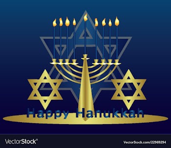 Hanukkah vector image